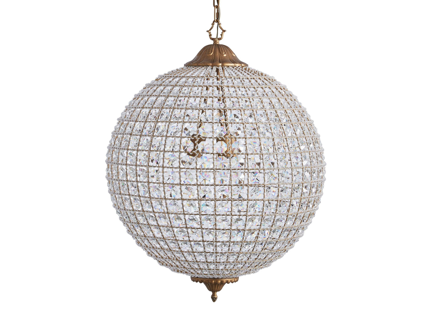 Aurora Crystal Sphere Chandelier