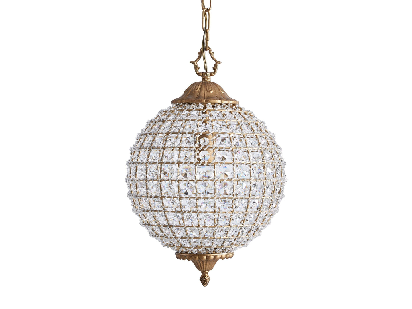 Aurora Crystal Sphere Chandelier