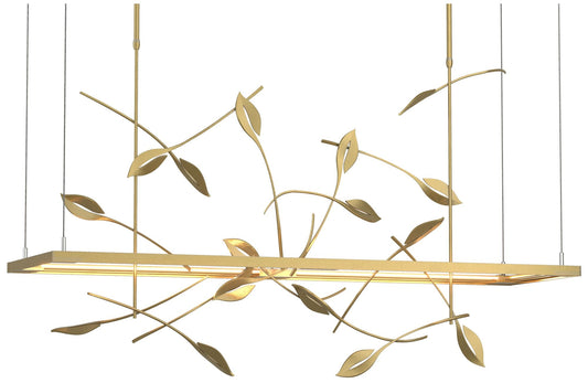 Autumn 53.4" Wide Modern Brass Short Height LED Pendant