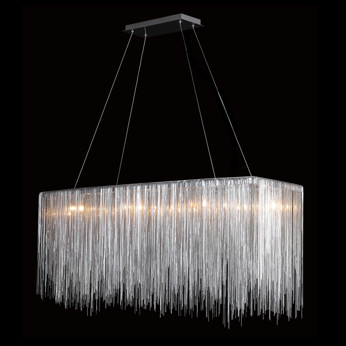 Fountain Ave. 48" Wide LED Linear Chandelier