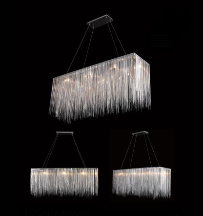 Fountain Ave. 48" Wide LED Linear Chandelier