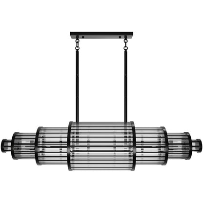 Avenue Lighting Waldorf 28 Light 64" Wide Linear Chandelier