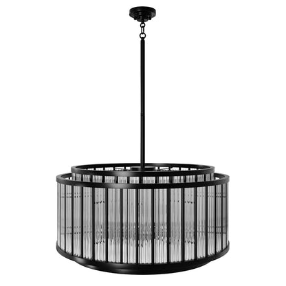 Avenue Lighting Waldorf 12 Light 31" Wide Drum Chandelier