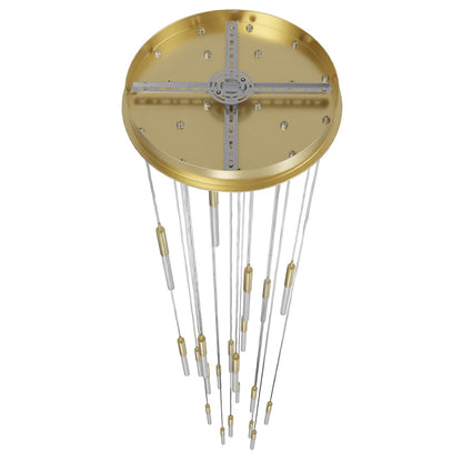Main St. 21 Light 22" Wide LED Multi Light Pendant with Boa Glass Shades