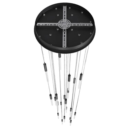 Avenue Lighting Main St. 21 Light 22" Wide LED Multi Light Pendant with Frosted Glass Shades