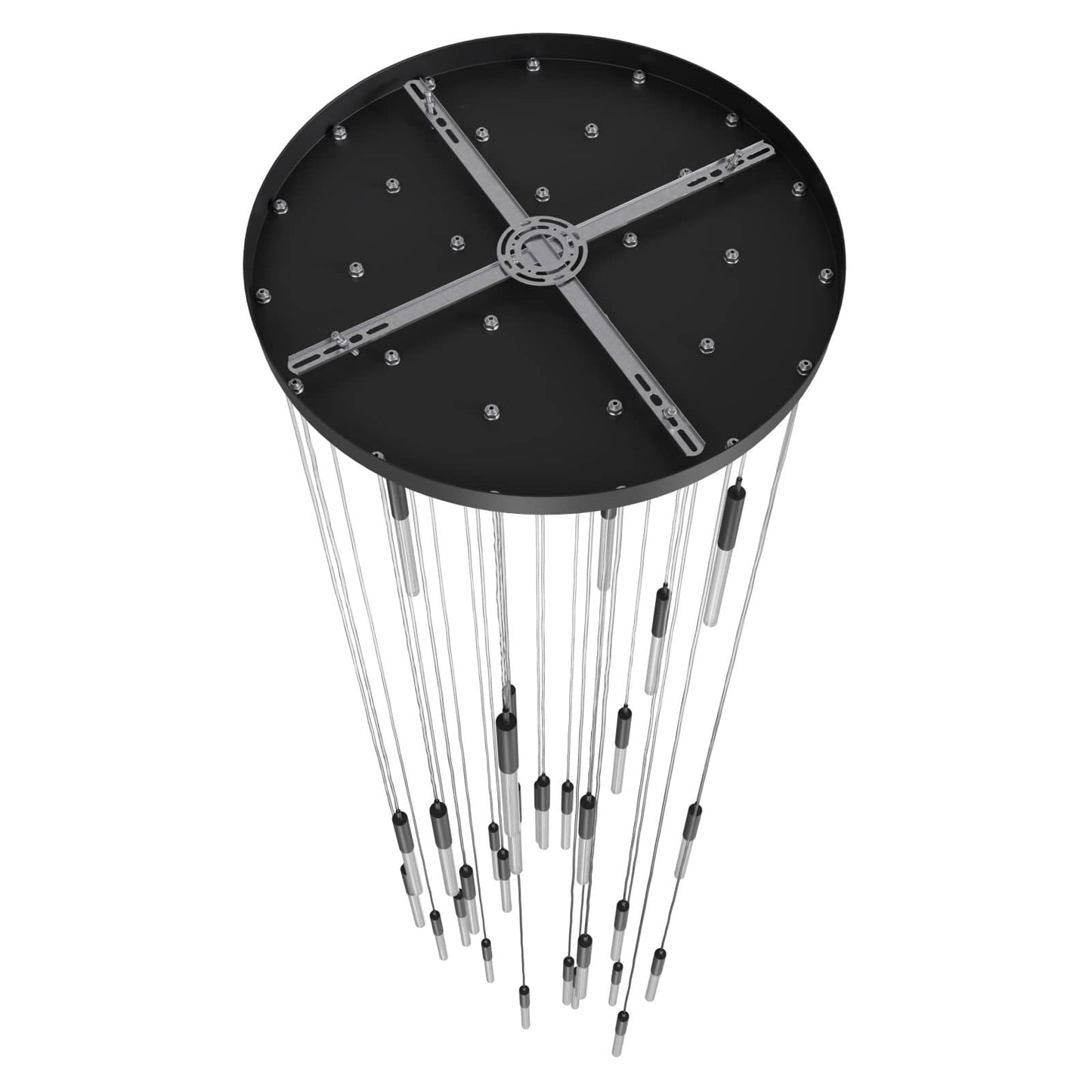 Main St. 31 Light 30" Wide LED Multi Light Pendant with Boa Glass Shades