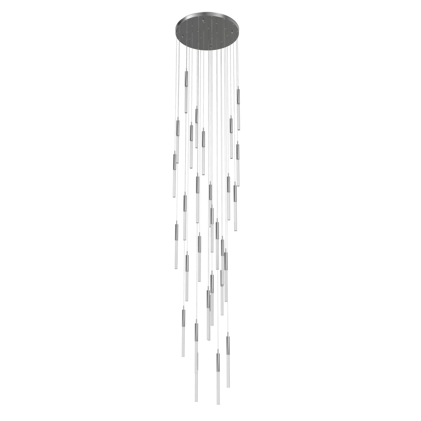 Main St. 31 Light 30" Wide LED Multi Light Pendant with Boa Glass Shades