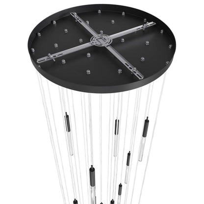Main St. 31 Light 30" Wide LED Multi Light Pendant with Snow Glass Shades