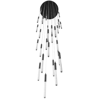 Avenue Lighting Main St. 31 Light 30" Wide LED Multi Light Pendant with Snow Glass Shades