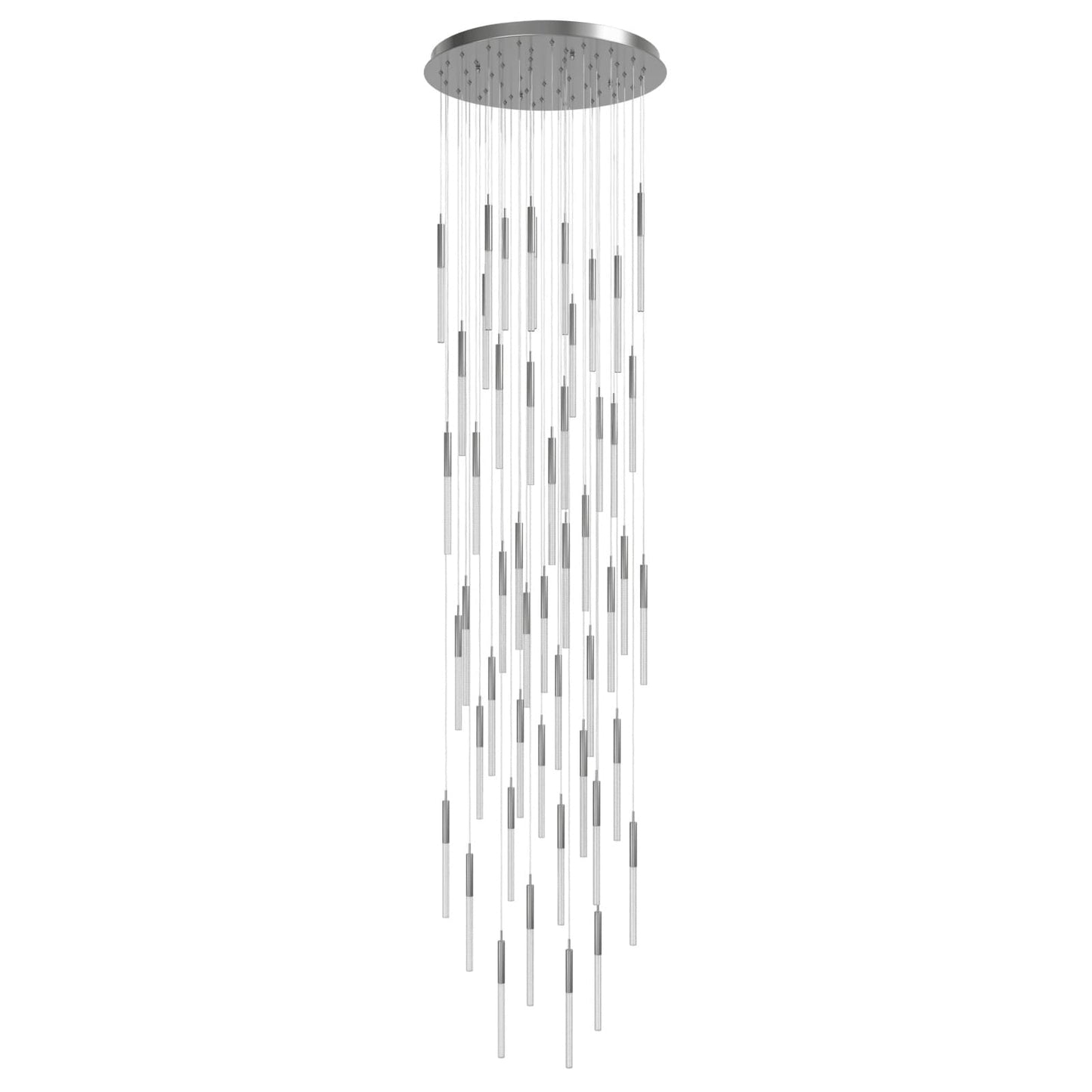 Main St. 51 Light 37" Wide LED Multi Light Pendant with Boa Glass Shades