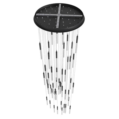 Main St. 51 Light 37" Wide LED Multi Light Pendant with Boa Glass Shades