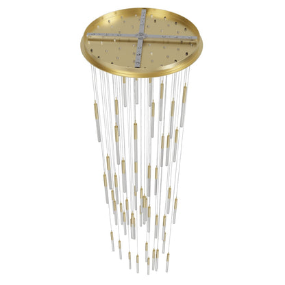 Main St. 51 Light 37" Wide LED Multi Light Pendant with Boa Glass Shades