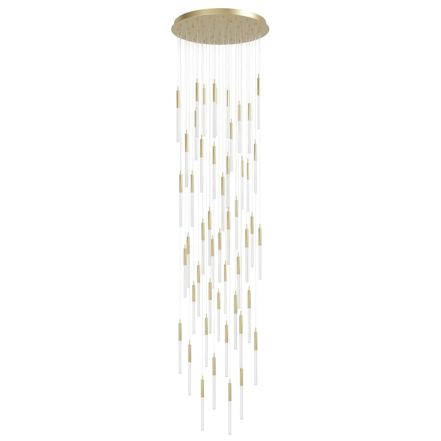 Main St. 31 Light 37" Wide LED Multi Light Pendant with Snow Glass Shades