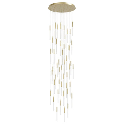 Main St. 31 Light 37" Wide LED Multi Light Pendant with Snow Glass Shades
