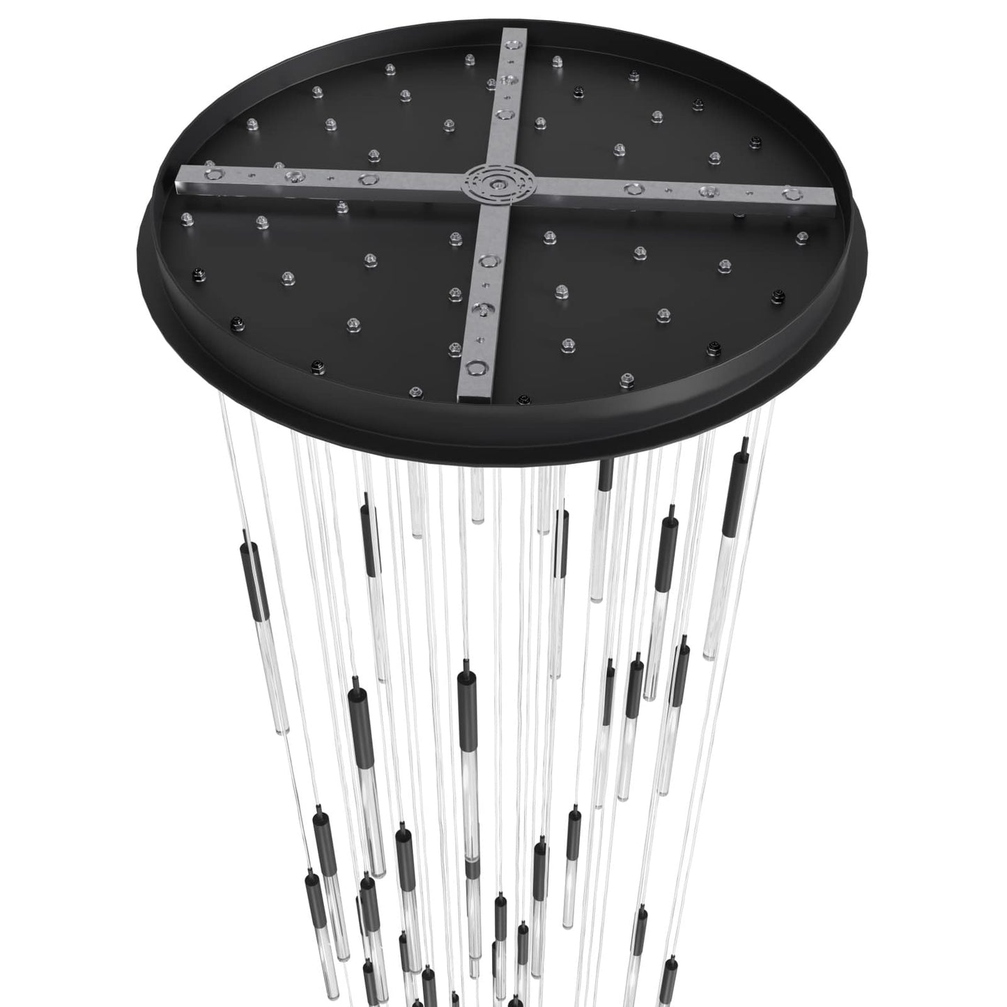 Main St. 31 Light 37" Wide LED Multi Light Pendant with Snow Glass Shades
