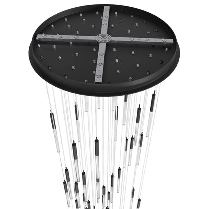 Main St. 31 Light 37" Wide LED Multi Light Pendant with Snow Glass Shades