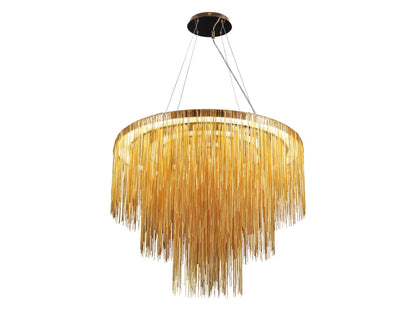 Fountain Ave. 30" Wide LED Waterfall Chandelier