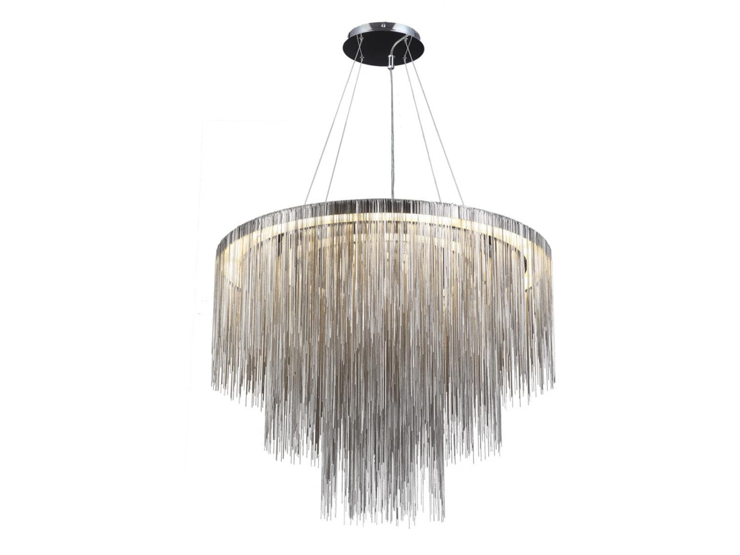 Fountain Ave. 30" Wide LED Waterfall Chandelier