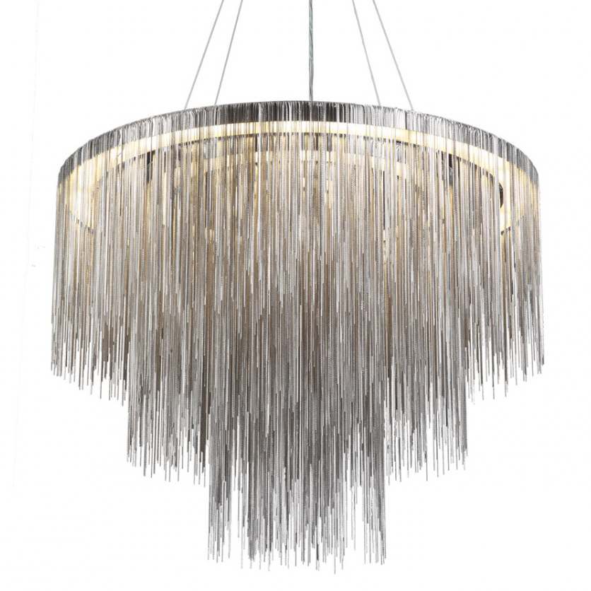 Fountain Ave. 30" Wide LED Waterfall Chandelier