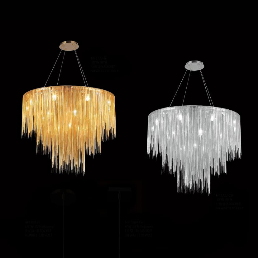 Fountain Ave. 30" Wide LED Waterfall Chandelier