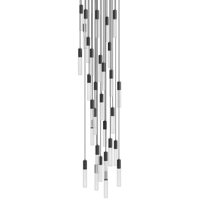 Avenue Lighting Strand 31 Light 32" Wide LED Multi Light Pendant with Glass Shades