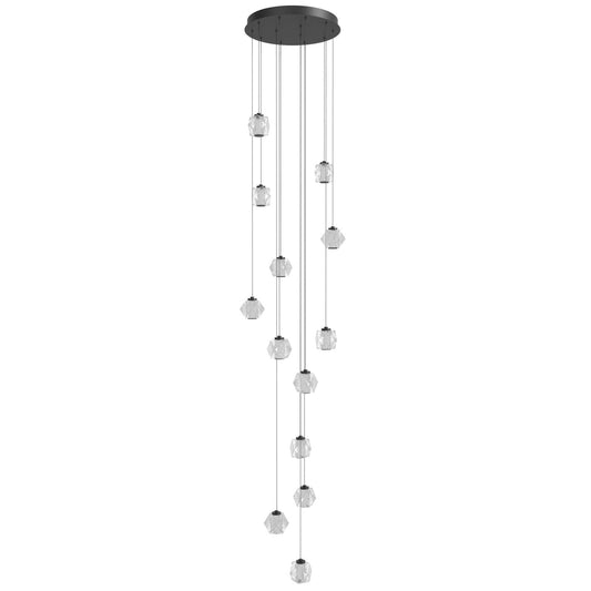 Beluga 22" Wide LED Multi Light Pendant with Faceted Acrylic Shades