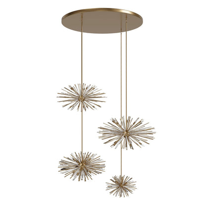 Palisades Ave. 34 Light 72" Wide Pendant