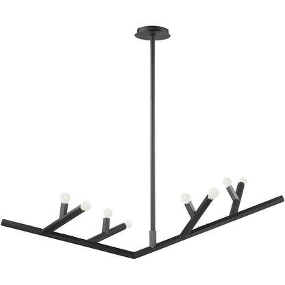 Avenue Lighting The Oaks 8 Light 52" Wide Abstract Chandelier