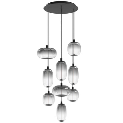 Monaco 36" Wide LED Multi Light Pendant