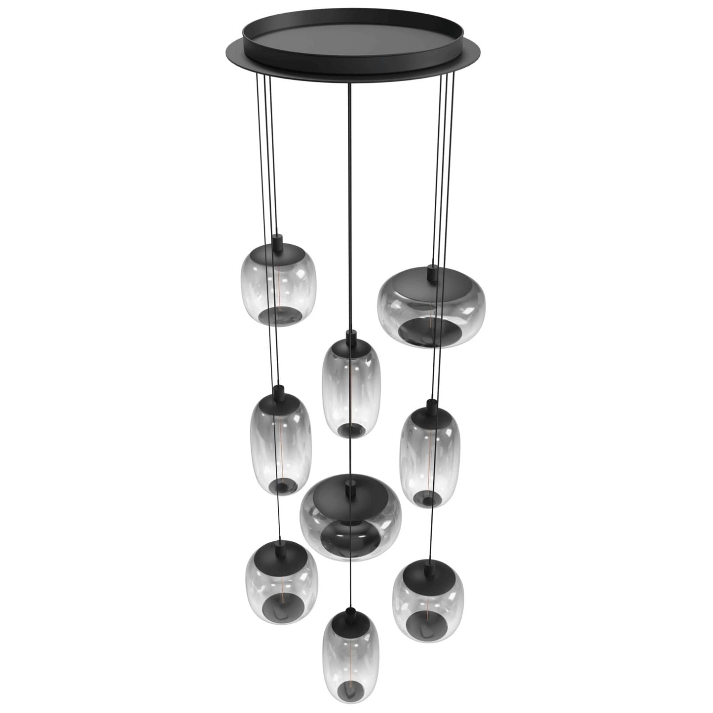 Monaco 36" Wide LED Multi Light Pendant