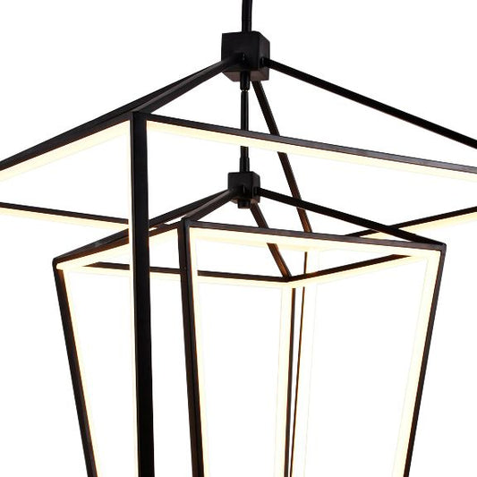 Avenue Lighting Park Ave. Hanging Chandelier Black
