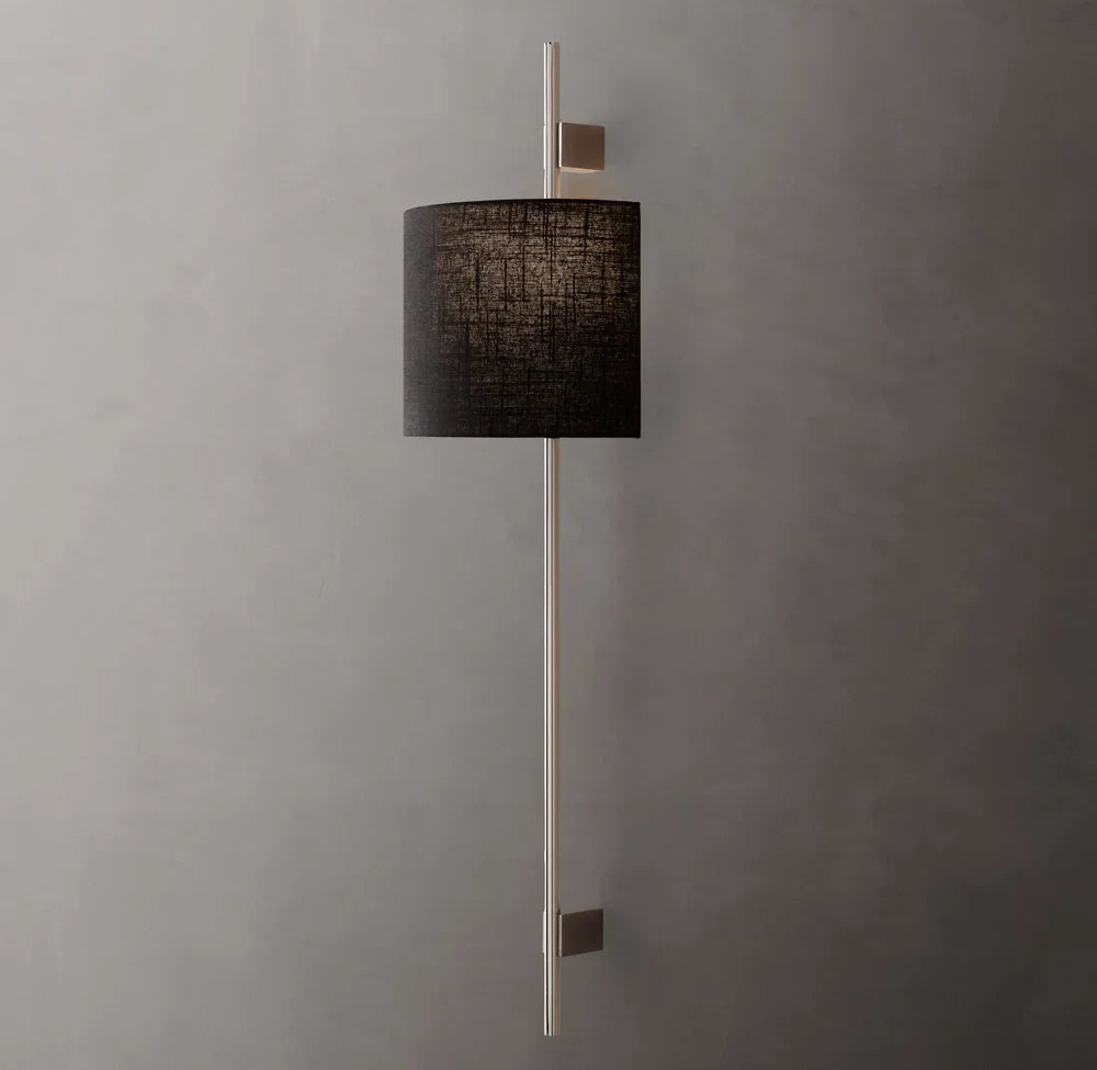 Vela Round Bar Sconce - Round Shade