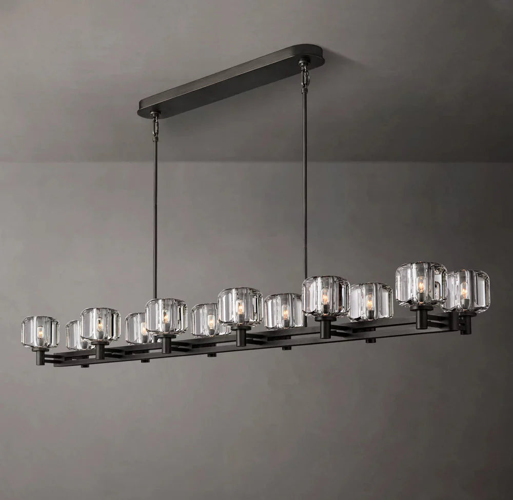 Demarett Dual Linear Chandelier 72"