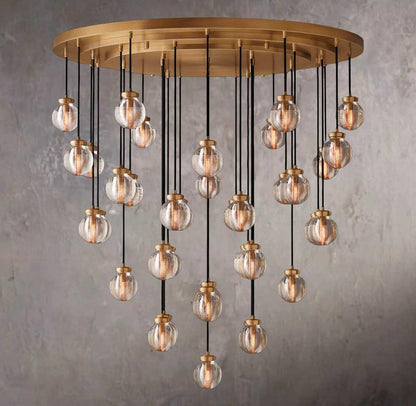 Pearls Circular Chandelier 48"