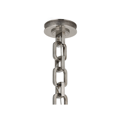 Bellamy 1 Light Statement Chain 16" Globe Chandelier