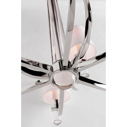 Dayton 9-Light Chandelier in Aged Brass 33L x 33W x 25.75H