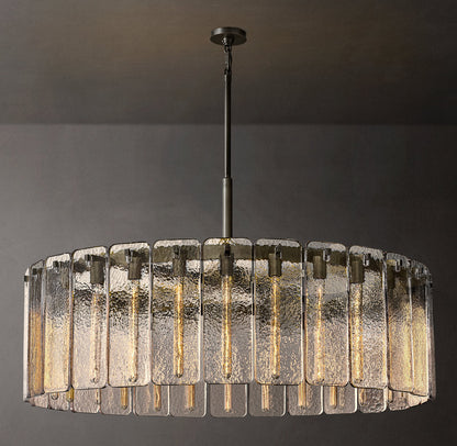 Calamette Circular Glass Chandelier 48"