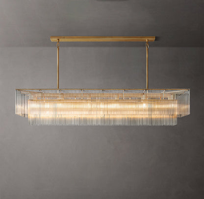 Amadeo Rectangular Chandelier 72"