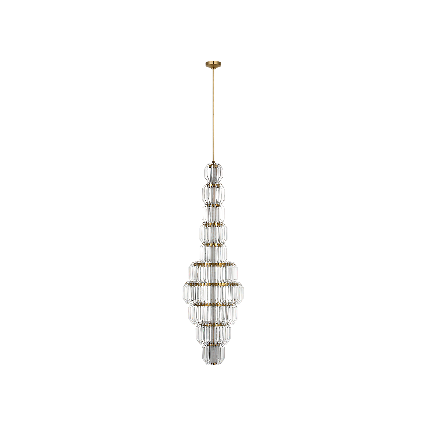Killarney 19" Layered Entry Chandelier