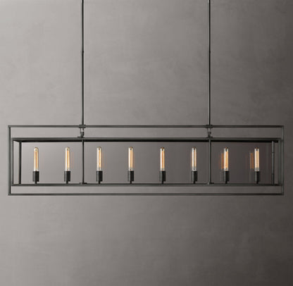Beckman Rectangular Chandelier 72"