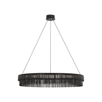 Differo 40" Layered Ring Chandelier