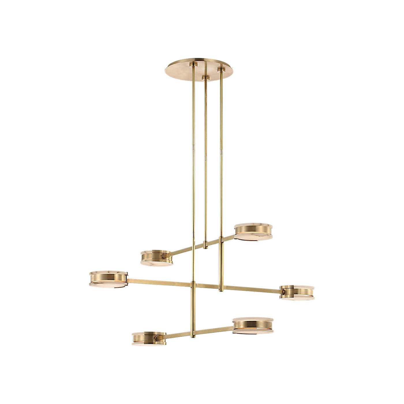 Melange 54" Multi-Positional Chandelier