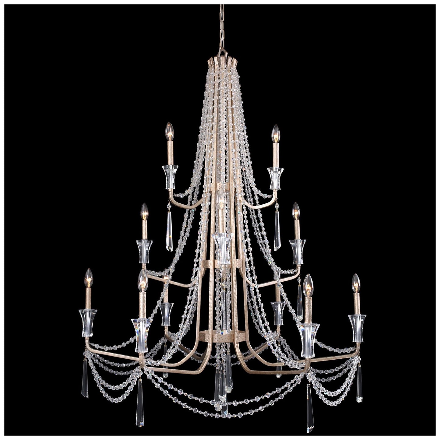 Barcelona 12-Lt 3-Tier Chandelier