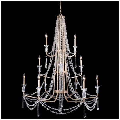 Barcelona 12-Lt 3-Tier Chandelier