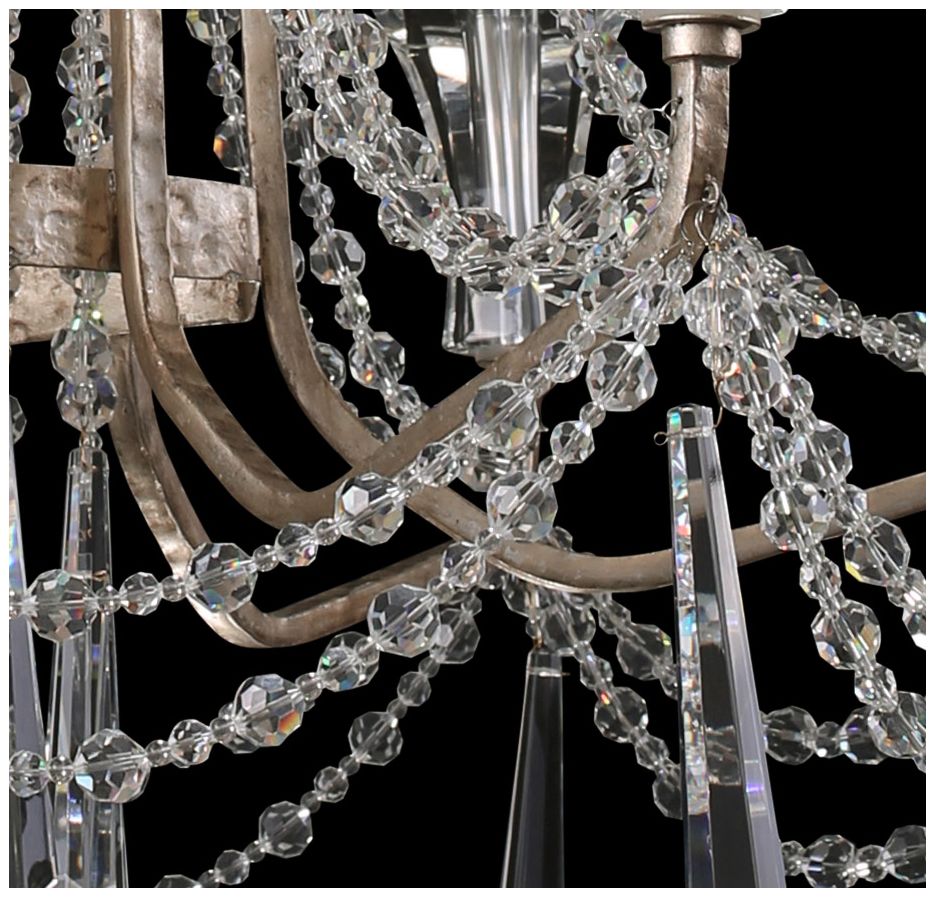 Barcelona 12-Lt 3-Tier Chandelier