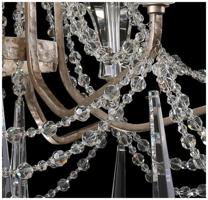 Barcelona 12-Lt 3-Tier Chandelier