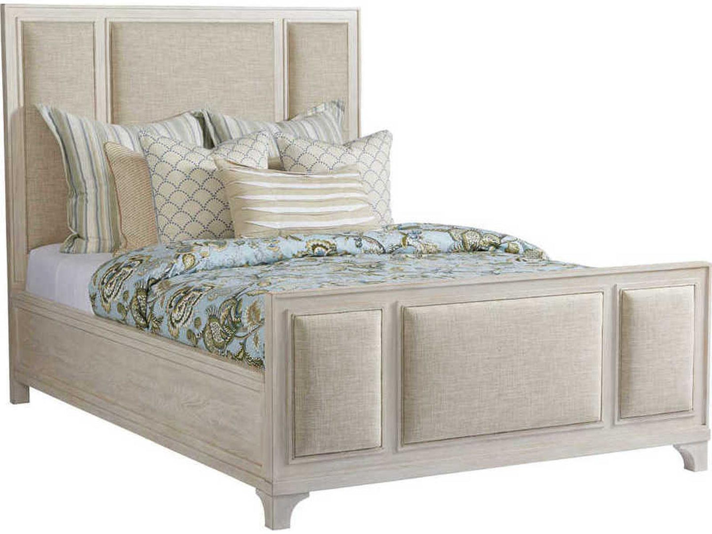 Crystal Cove Upholstered Panel Bed California King