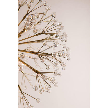 Dunkirk 16-Light Chandelier in Polished Nickel 40L x 40W x 40H