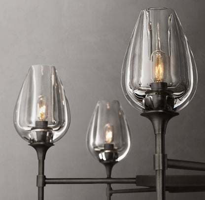 Tulip Round Chandelier 42"