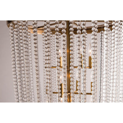Royalton 12-Light Chandelier in Aged Brass 26L x 26W x 37.5H